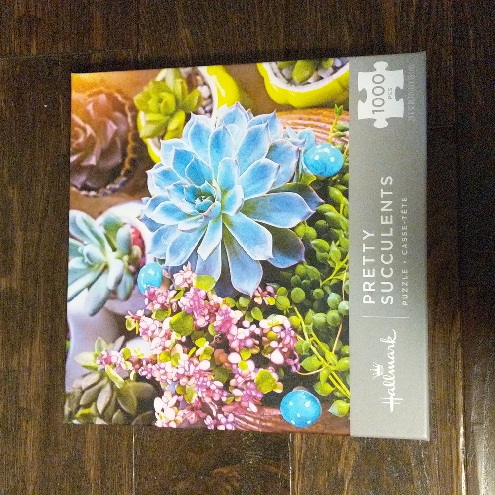 Hallmark Pretty Succulents 1000 Piece Puzzle
